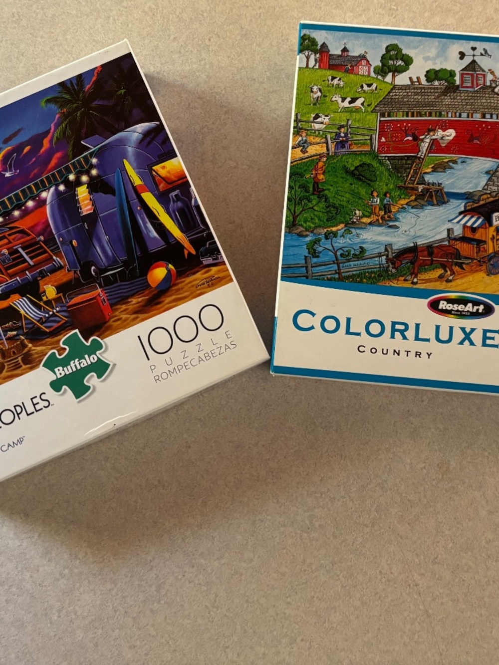 Two Vibrant Puzzles
